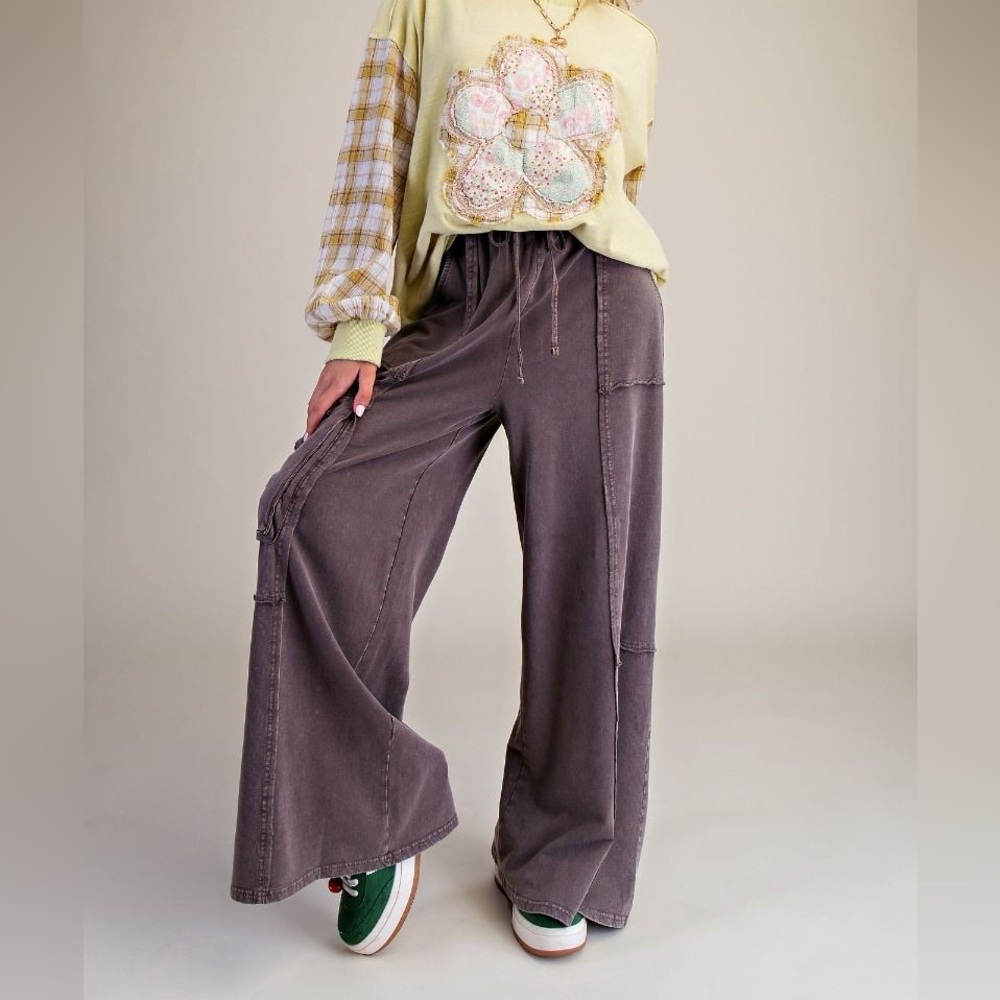 Fawn Wide Leg Drawstring Pant